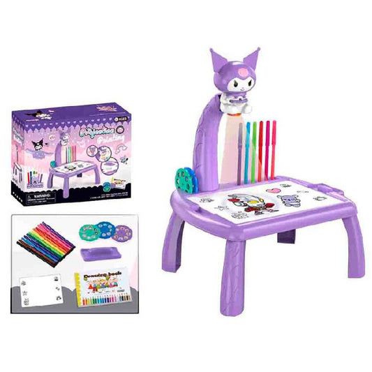 Table avec projecteur pour enfant